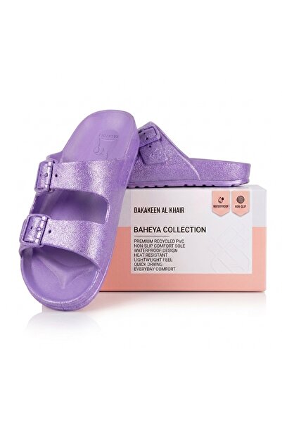 Dakakeen Concept Balya Lavande Kids Slipper – Recyclable PVC Waterproof Heat-...