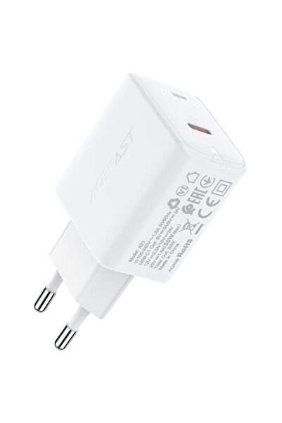 Acefast A21 30W, USB-C, alb