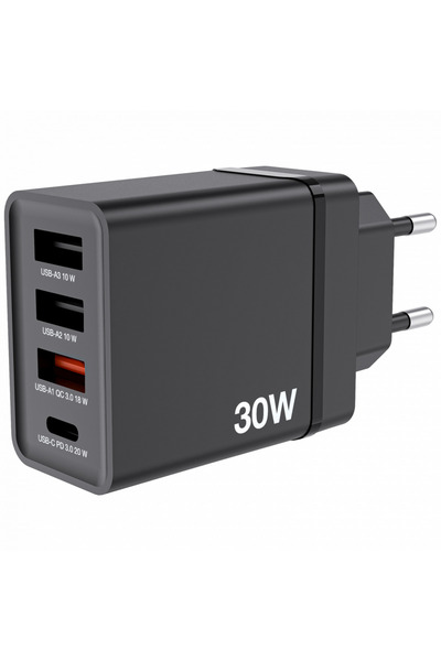 Verbatim 30W 1xUSB C 1xA QC 3.0 2xA