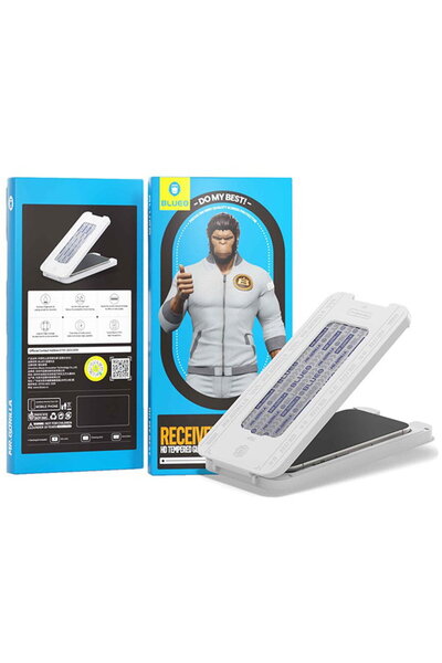 Other Folie pentru iPhone 16 Pro Max cu Aplicator Pro - Blueo Anti-Dust HD Gl...
