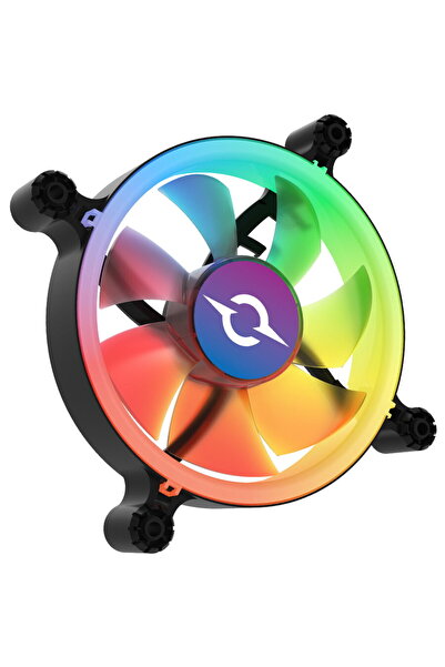 AQIRYS Cetus 6P-12SLI15B-RGB, 1 ventilator de 120 mm, Negru