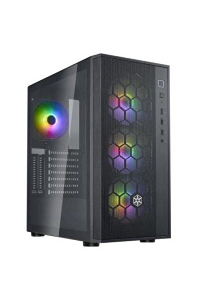 SilverStone Carcasa Fara R1 PRO V2 Midi-Tower, Tempered Glass Negru