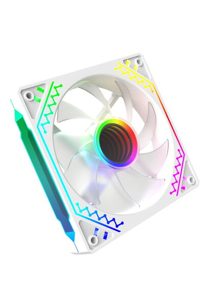 AQIRYS Ventilator 120 mm Cetus 6P-12DLO16W-ARGB Alb