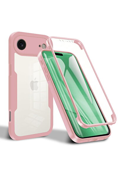 Techsuit Husa pentru iPhone 17 Air + Folie - ColorVerse 360 Series - Pink