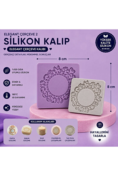 Dr.Paste Silikon Kalıp Elegant Çerçeve 2