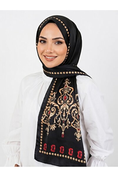 Muslima Wear Majesty Siyah Şal