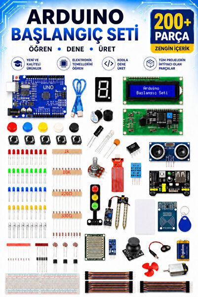 kahrix elektronik Arduino ileri seviye başlangıç seti
