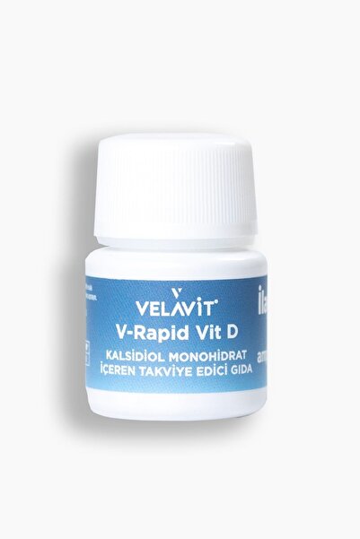 Velavit V-Rapid Vit D - Patentli D3 Vitamini- 60 Tablet