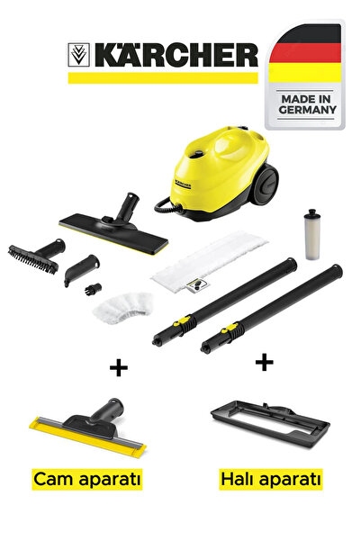 Karcher Kärcher SC 3 EasyFix Prime Buharlı Temizlik Makinesi + Cam ve Halı Ap...
