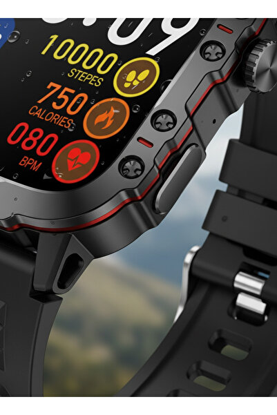 Yallabena Aolon Tetra S2 Men's Smartwatch, IP68 Waterproof Wireless Calls & N...