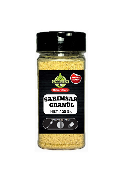 Çamlıca Baharat Çamlıca Sarımsak Granül 125 Gr PET Ambalaj | Granül Sarımsak Baharatı