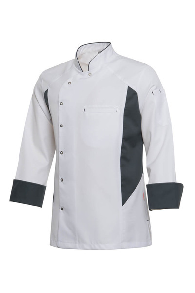 İŞMONT Cook Jacket Black and White Contrast Detailed