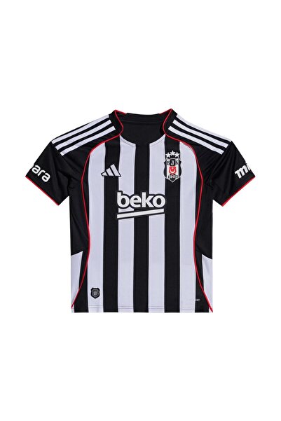 Beşiktaş JN9937-C adidas Bjk 25-26 Deplasman &amp;Ccedil;ocuk Forması Siyah