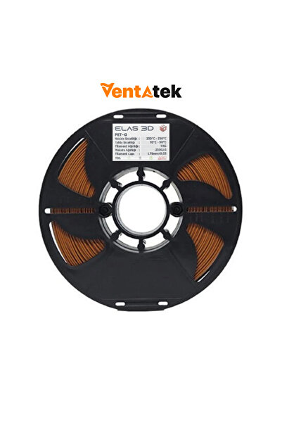 ELAS3D Elas 3D Kahverengi PETG Filament - 1.75mm - 1 Kg