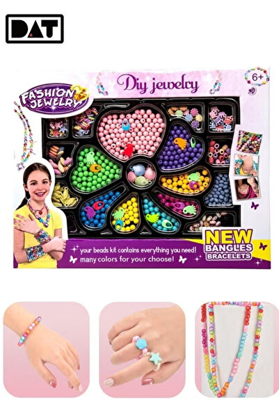 DAT Bracelet Making Kit Jewelry Making Kit for Kids with Assorted Color Beads...