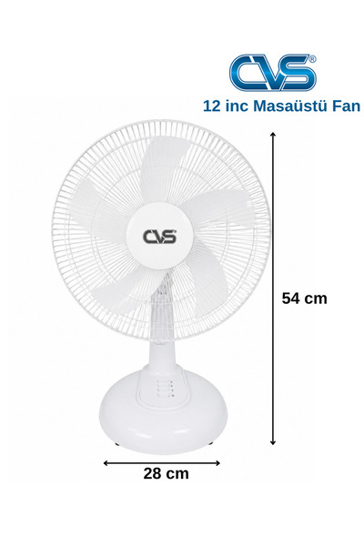 CVS DN91059 12''INC MASAÜSTÜ VANTİLATÖR
