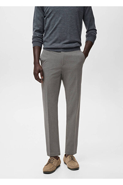 MANGO Man Bologna slim crop comfort stretch pantolon