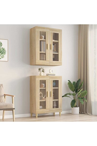 Concept Dulap de perete suspendat, stejar sonoma, 69,5x34x90 cm