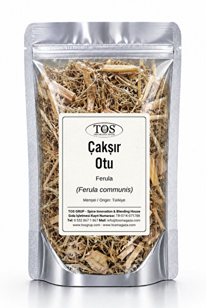 TOS The Organic Spices Çakşır Otu 50 gr (1. KALİTE) Ferula Communis / Ferula