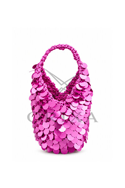 orixa Sequin Mesh Evening Dress Bag