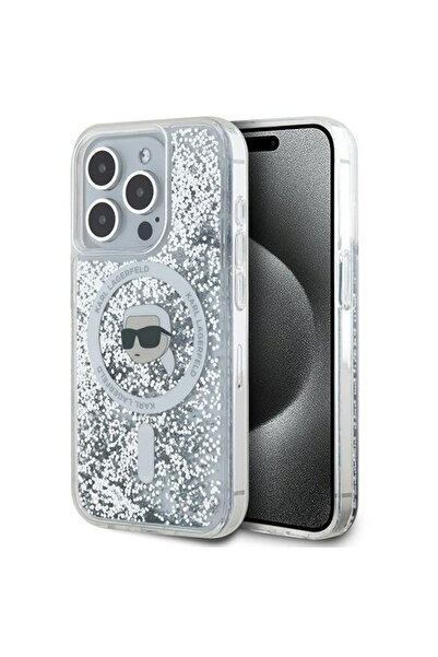Karl Lagerfeld Husa pentru iPhone 16 Pro - Liquid Glitter MagSafe (KLHMP16LLG...