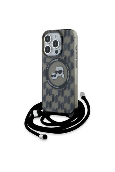 Karl Lagerfeld Husa pentru iPhone 15 Pro - IML Crossbody MagSafe (KLHMP15LHCK...