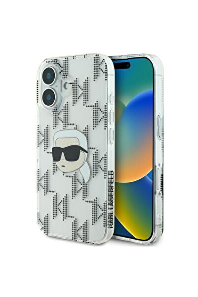 Karl Lagerfeld Husa pentru iPhone 16 - IML Luxury Electroplated (KLHCP16SHKLP...