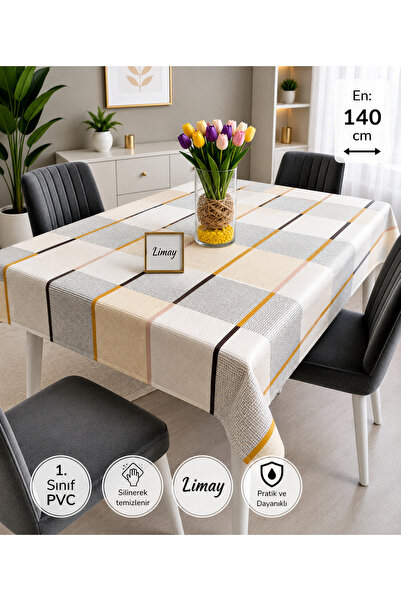 LİMAY 1. SINIF İTHAL PVC MASA ÖRTÜSÜ SİLİNEBİLİR/YIKANABİLİR
