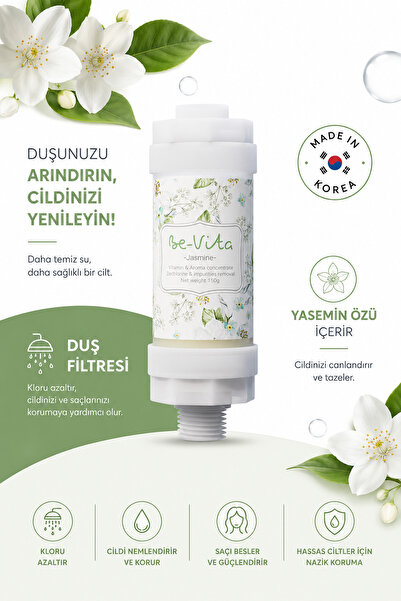 Be-Vita Jasmin C Vitaminli Aromatik Duş Filtresi - Saç Dökülme Karşıtı, Cilt ...