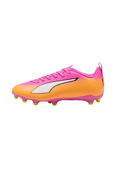 Puma 108705-05 Ultra 6 Play Fg-Ag Jr &amp; Ccedil;Children's Sports Shoes Pink