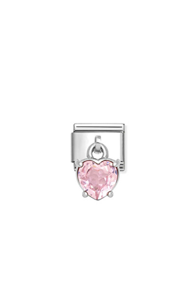 NOMİNATİON Composable Classic Dekoratif Charm - Charm Kübik Zirkon - Pembe ka...
