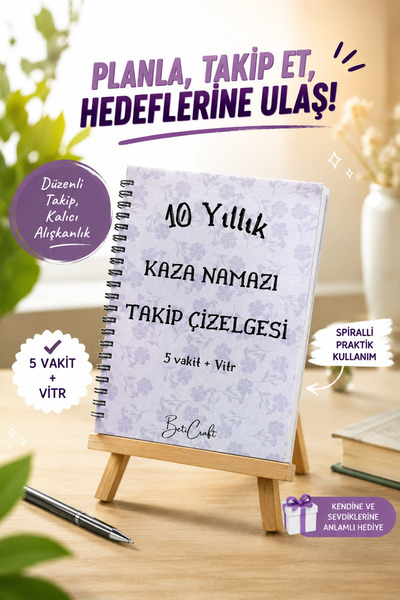 beticraft 10 Yıllık Kaza Namazı Takip Çizelgesi