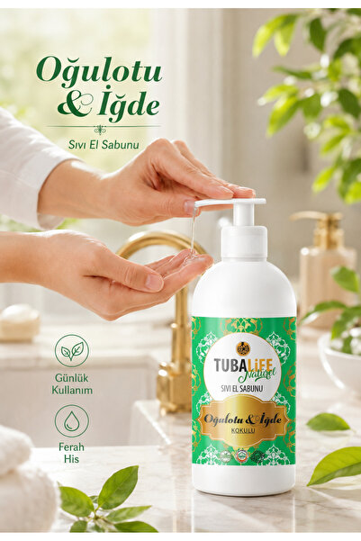 TUBALİFE Liquid Hand Soap with Onion, Nettle and Herbal Ingredients 500 ml