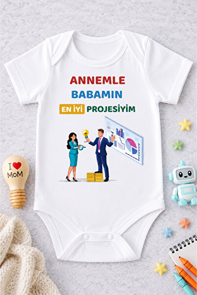 EYDUBABY بدلة أطفال مكتوب عليها الأم والأب والعمّة