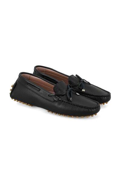 Desa Kadın Siyah Deri Loafer