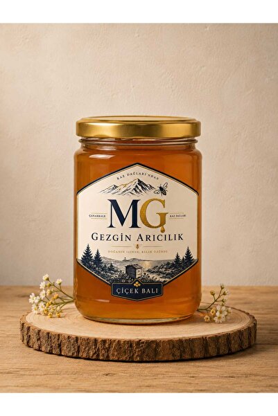 MG Gezgin arıcılık Doğal Kaz Dağları Çiçek Balı - - Katkısız ve Taze Hasat 850g