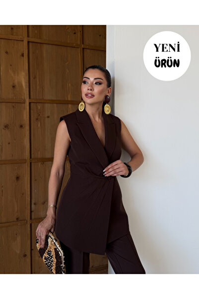 Nadrina Elegantan prsluk sa prednjim detaljima