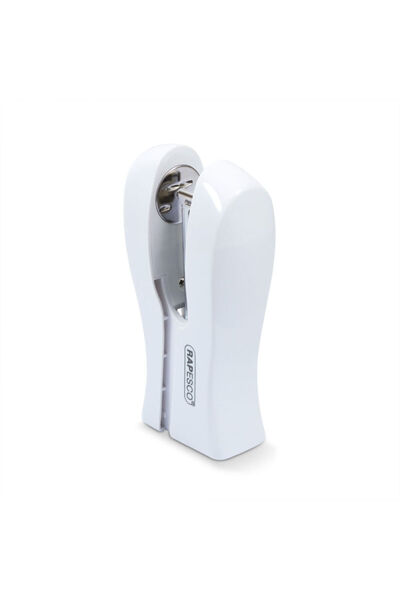 Rapesco Capsator vertical din plastic, 20 de coli, alb