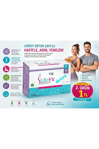 LifeFit Lifebox Fit Detox Ödem Ve Incelmeye Yardımcı Form Diyet & Bitki Çayı