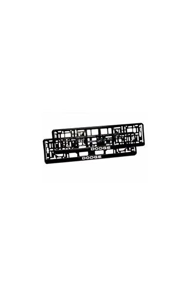 OEM Set 2 suporturi numar inmatriculare personalizat-DODGE