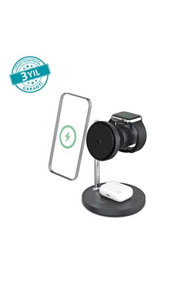 Ttec AirCharger Breeze Pro 2 Qi2.2 IOS/Android 3ü 1 Arada Katlanabilir Kablos...