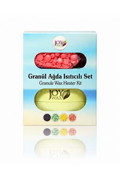 JOYWAX Joy Wax Granül Boncuk Ağda Isıtıcı Set Pudralı Konserve Ağda Pudralı80ml
