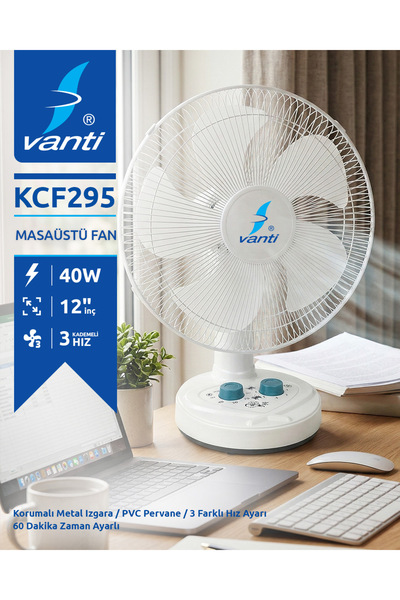 Vanti KCF295 MASAÜSTÜ VANTYLATÖR 40W
