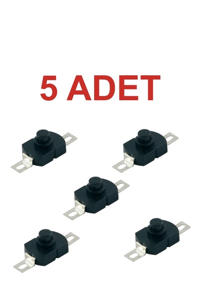 Rodevino 5 Adet IC-192B Çıt Çıt Deney Anahtarı Mini Basmalı Aç Kapa Switch