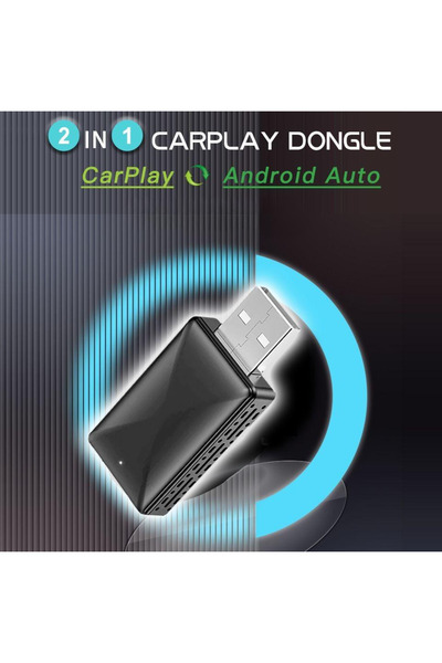 zyteq Adaptor wireless CarPlay și Android Auto 2-în-1 ZYTEQ ®️ Compatibil cu ...