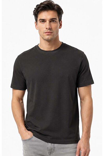 Mavi M0613467 Soft-Premium T-Shirt Erkek Tişort FÜME