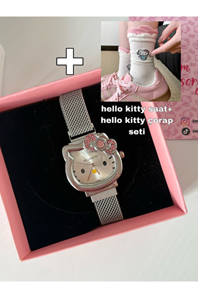 Dem Accessory Hello Kitty Saat - Ayarlanabilir Kordonlu Kadın Kol Saati ( hel...