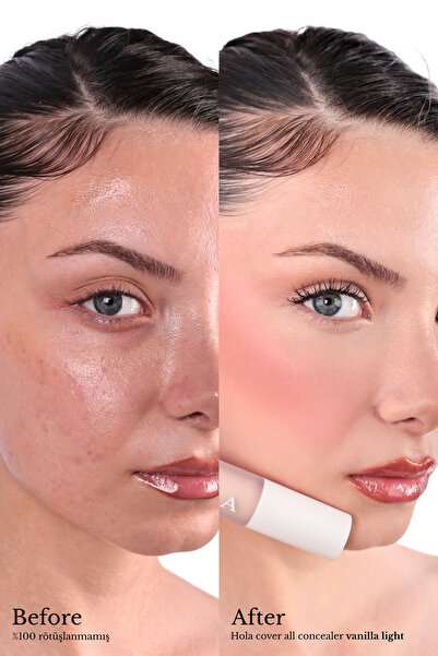 h.OLA Cover All Dense Concealer |   Full Coverage Concealer |   Vanilla Light.