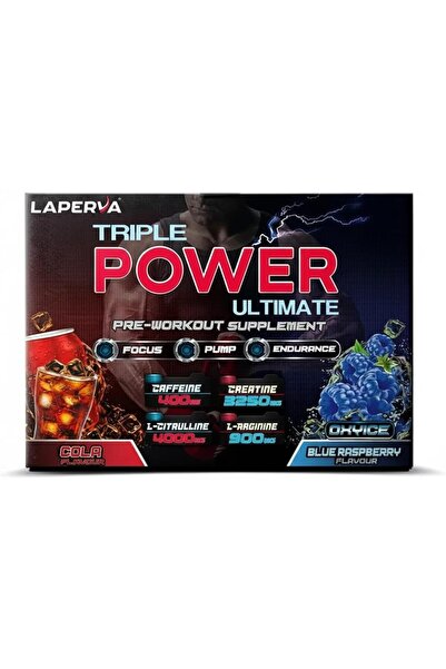 Laperva Triple Power Ultimate Pre-Workout Supplement, Oxyice Edition, Workout...