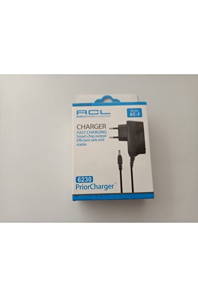 ACL Vr-12044 1000 Mah Ev Tipi Şarj Cihazı +nokia Kalın Uçlu - Siyah